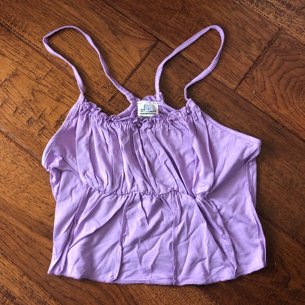 Strappy cropped cami top